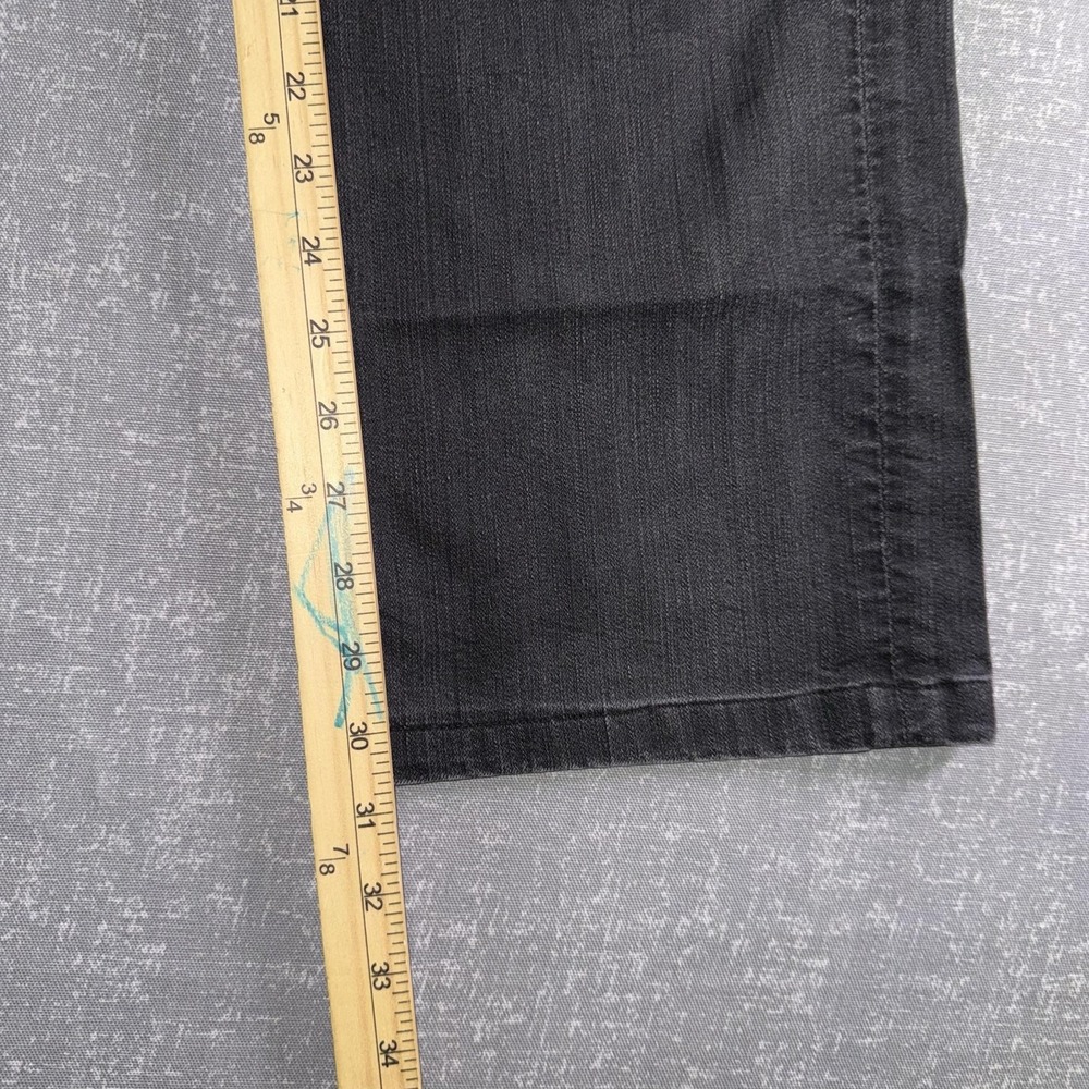 7 For All Mankind Standard Jeans Mens 38x30 Gray Denim Straight Leg Charcoal - Picture 6 of 11